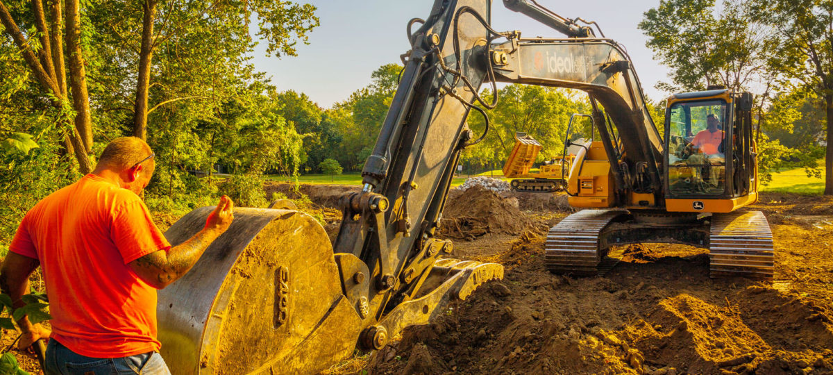 ideallandscapingbackhoe Ideal Landscape Group