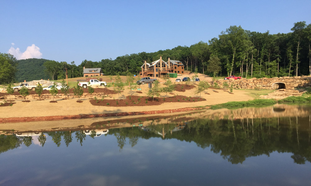 echo bluff state park landscpaing