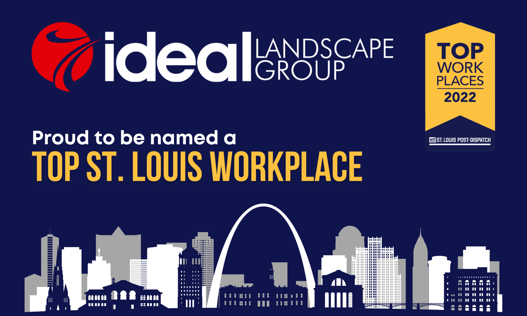 ST. LOUIS POSTDISPATCH NAMES IDEAL LANDSCAPE GROUP A WINNER OF THE