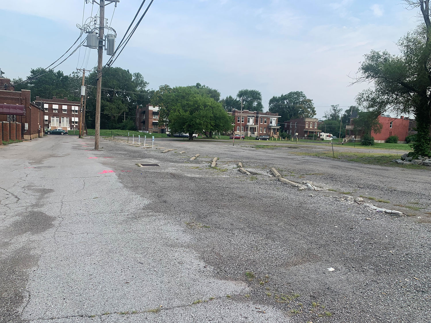 largest paver parking lot before