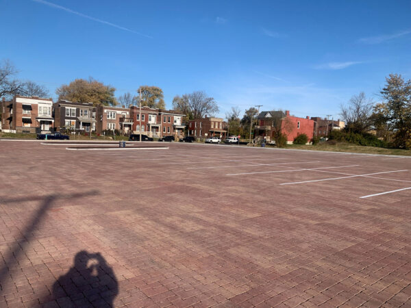 largest paver parking lot after 4