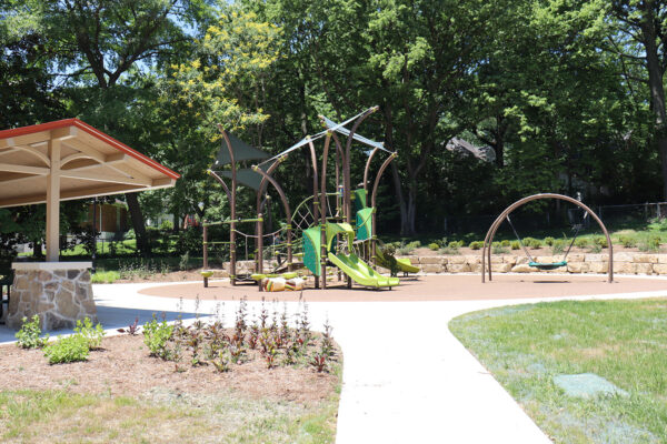 Hartry Park playground & pavilion installation