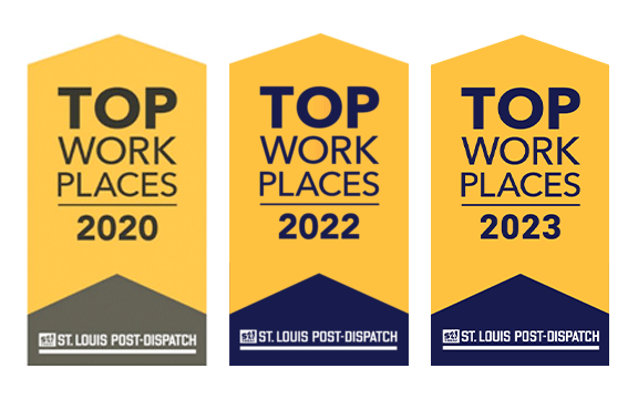 St. Louis Post Dispatch - Top Places to Work 2020, 2022 & 2023